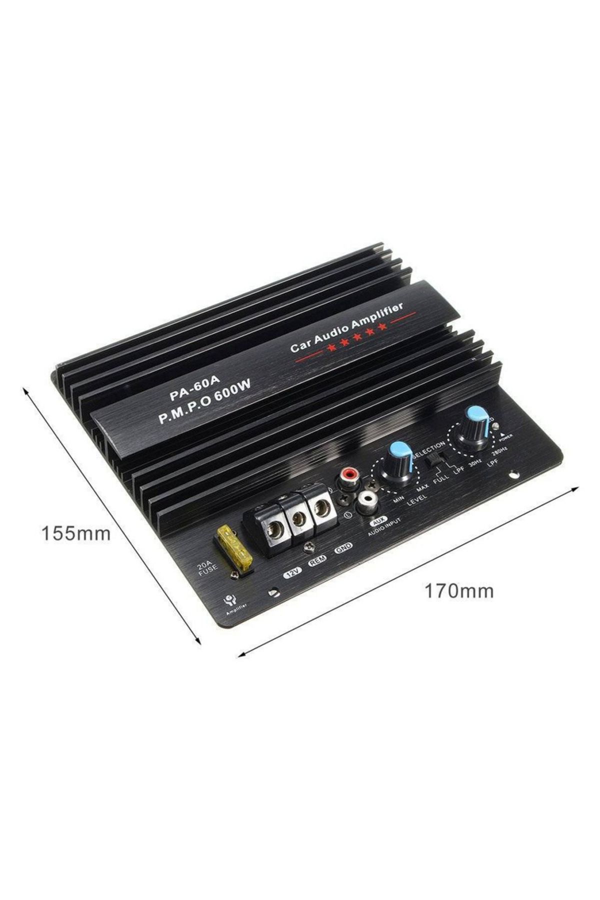 ZUIDID-Car DIY audio modification high-power DC12v power amplifier board lossless subwoofer bass module ... 6