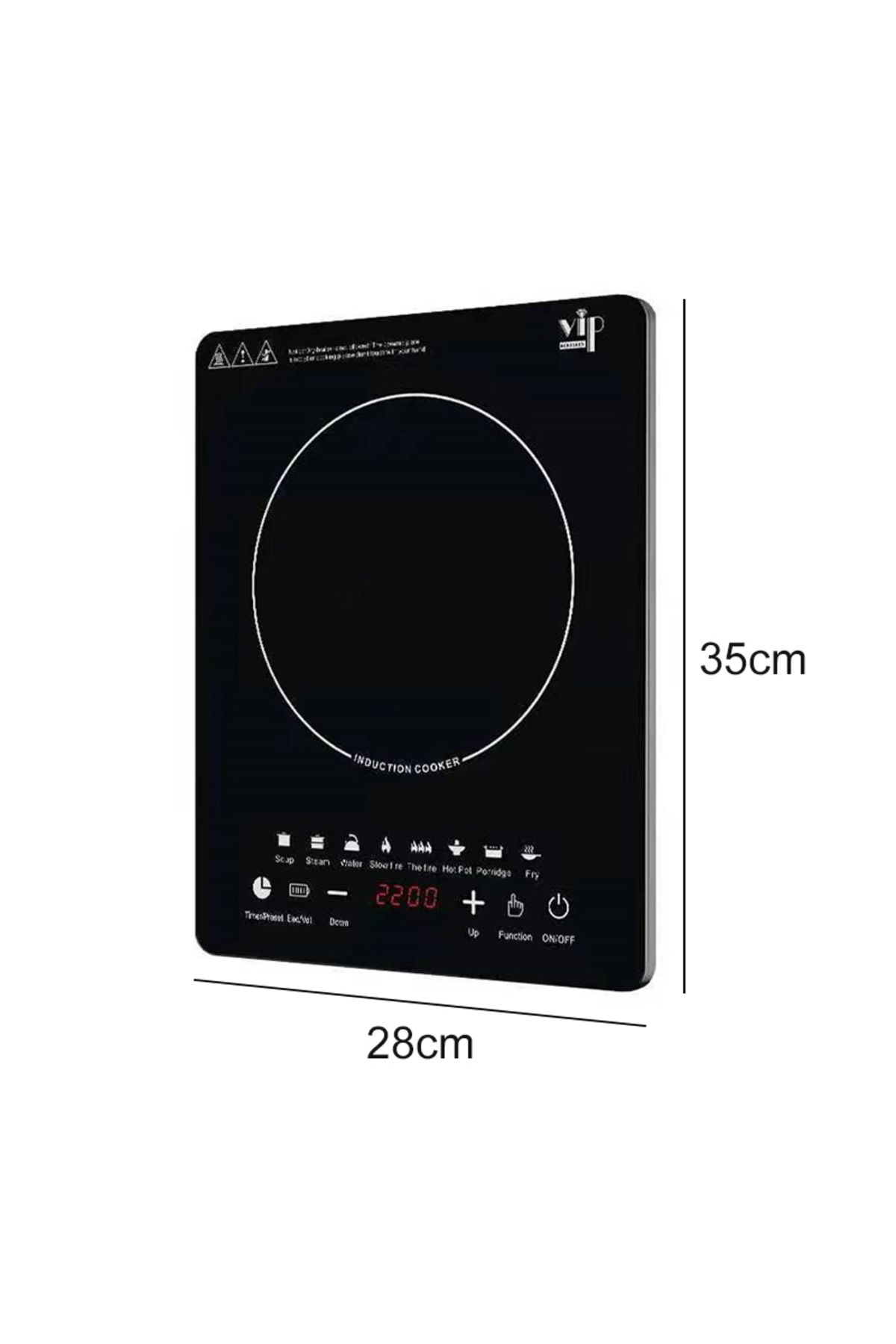 Choice-Eu Induction Cooker Multi-functional Home Cooking Induction Stove 110v~220v Touch Control 2200w Time 1