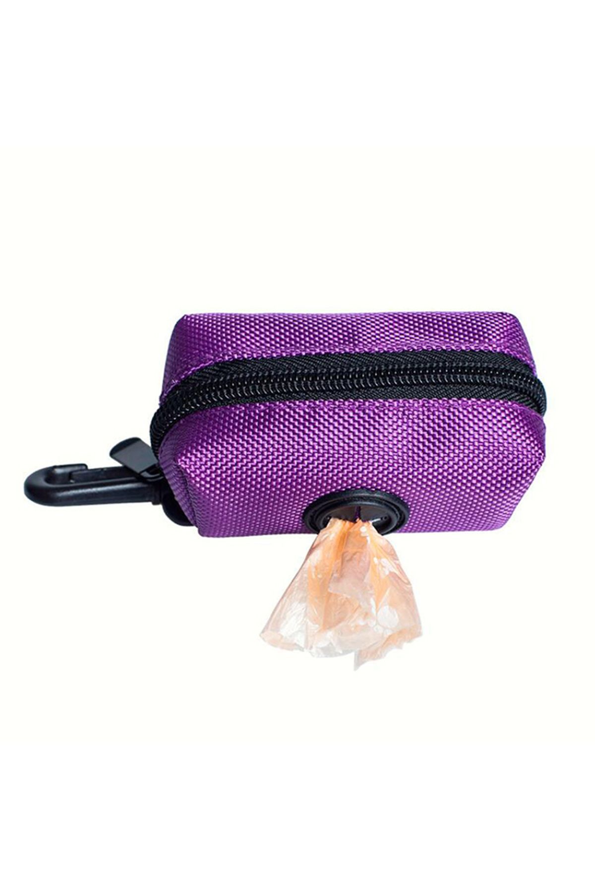 Choice-Purple Dog Poop Bag Storage Solid Color Workmanship Large Space Convenient Portable Durable Practica 1