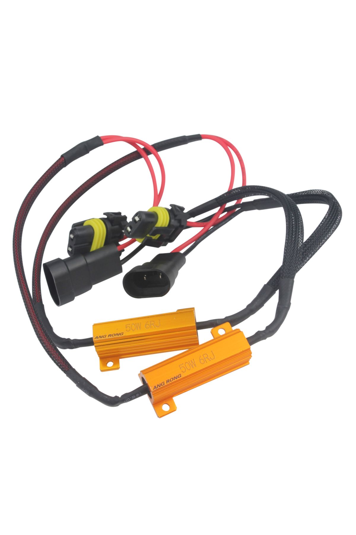 Choice-ANGRONG 2x 50w 6 Ohm 9006 HB4 LED Daytime Fog Light HeadLight Error Free Load Resistor 3