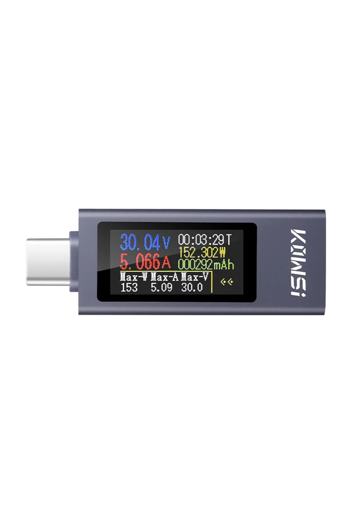 Choice-Kws-2302c Kws-2302c Type-c Digital Display Dc Voltage Ammeter Two-way Current Test 4-30v Multi-funct 1