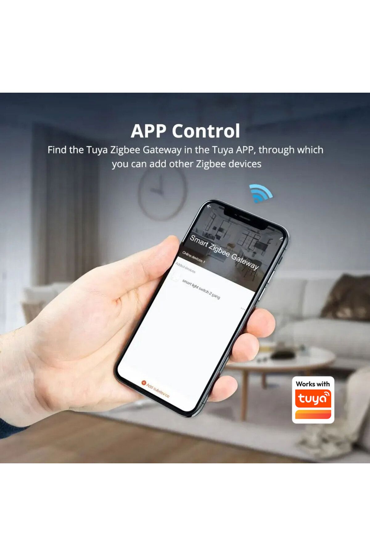 zemismart-Zigbee Hub Wide Control Range Smart Home Bridge Wired Gateway with Network Cable Work w... 3