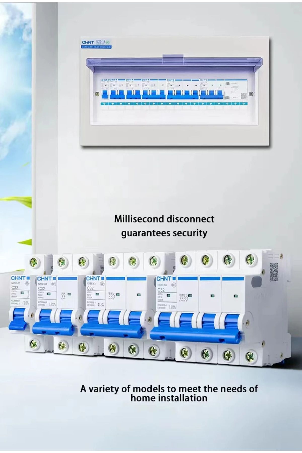 Choice-2 16a Chint Mcb Nxb-63 Miniature Circuit Breaker 1p 2p 3p 4p Ac 230/400v Chnt Din Rail Mounting Mini 6