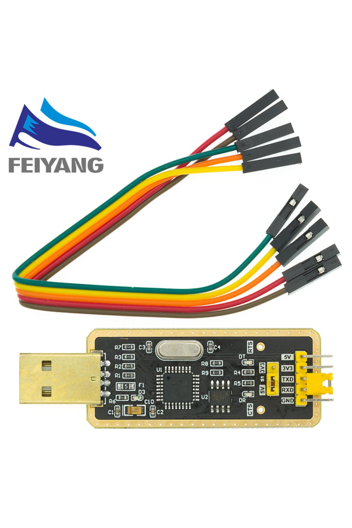 Choice-FT232 FT232BL FT232RL USB 2.0 to TTL Level Download Cable to Serial Board Adapter Module 5V 3.3V ... 7