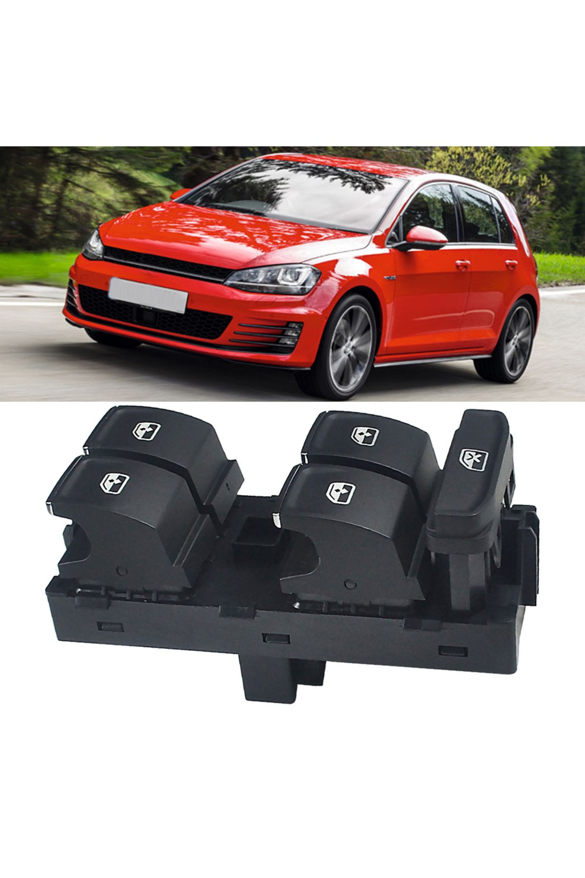 Choice-Electric Power Window Main Control Button Switch Window Master Switch for VW Golf MK7 Passat B8 S... 5