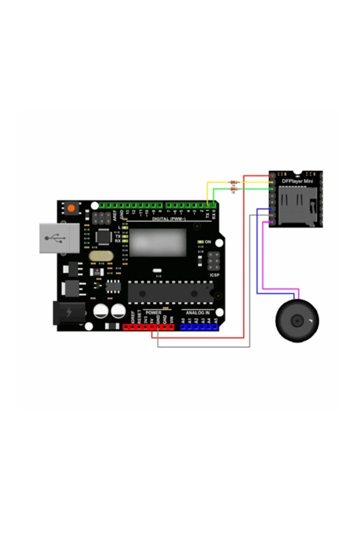 Choice-Mini Mp3 Player Dfplayer Mini Mp3 Player Module Tf Card U Disk Mini Mp3 Player Audio Voice Module Bo 3
