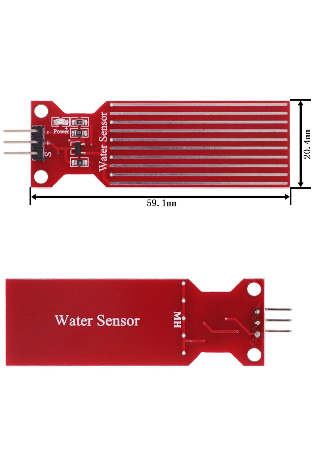 Choice-DC 3V-5V Rain Water Level Sensor Module Detection Liquid Surface Depth Height for Arduino DIY Com... 6