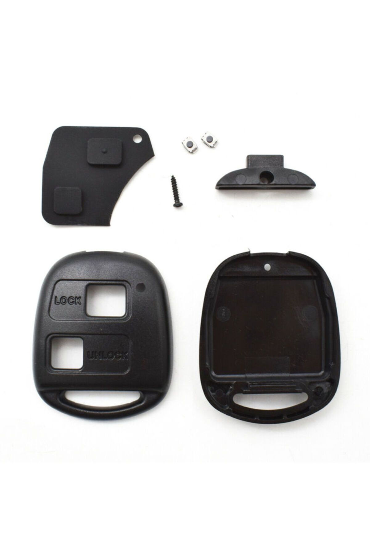 NIGHTKIST-Car Remote Key Button Pad Shell Case Micro Switch Without Electronic Internal Parts For Toyota Ya... 2