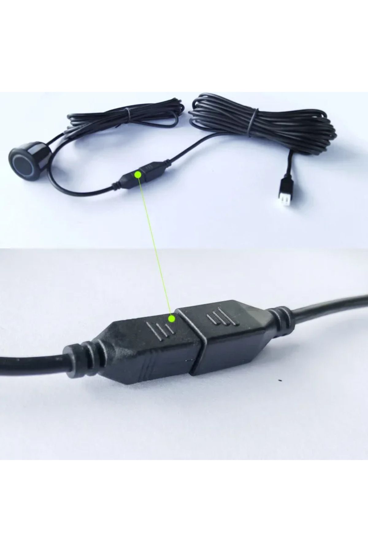 QXNY-4 PCS 2 Pin Parktronic Parking Sensors Extension Cable Cord for Car Reversing Parking Sensor Back... 4