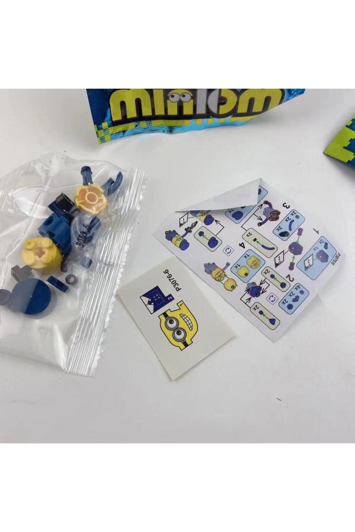 Choice-P3076 Despicable Me Small Particle Doll Building Blocks Cartoon Minions Assembling Educational DI... 4