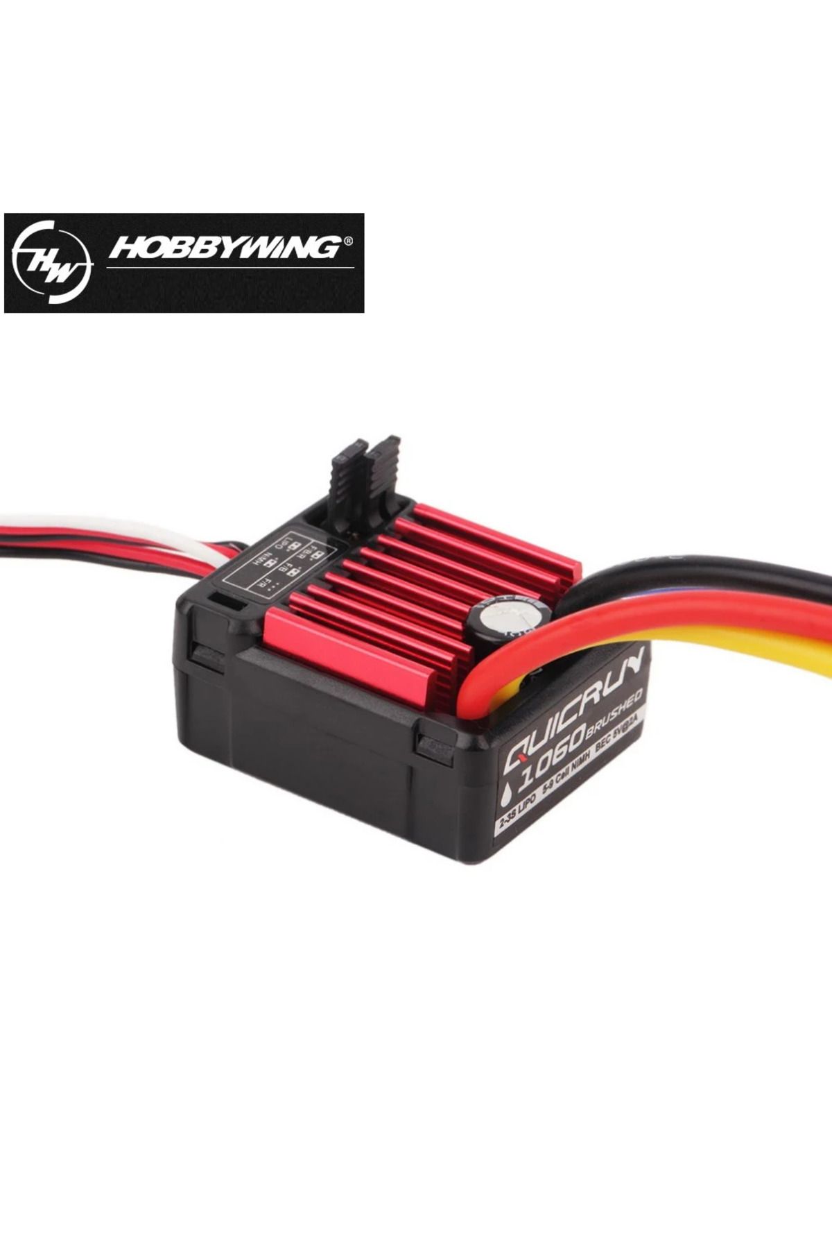 Choice-HobbyWing QuicRun 1060 60A Brushed Electronic Speed Controller ESC Waterproof  With Switch Mode B... 2