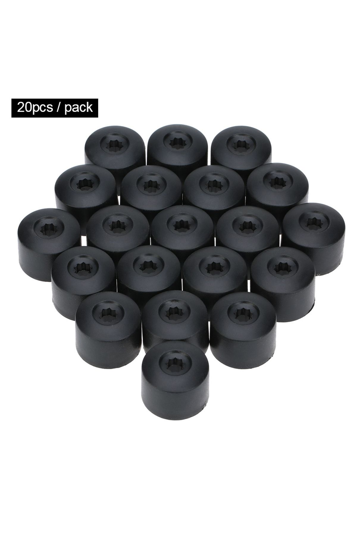 Choice-20Pcs 17mm Car Wheel Nut Cover Bolt Cap Removal Tool for VW Golf Bora Passat Bolt Heads Protect C... 1