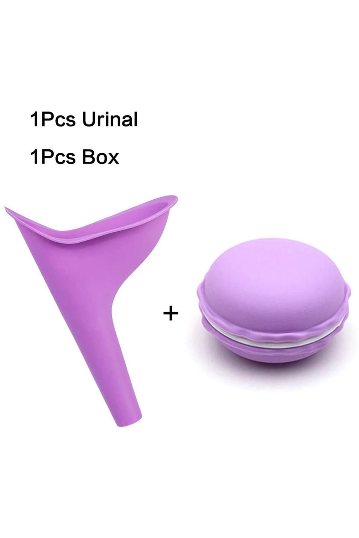 Choice-Purple Travel Female Urinal Funnel For Women Emergency Urinal With Storage Box For Outdoors Travelli 1