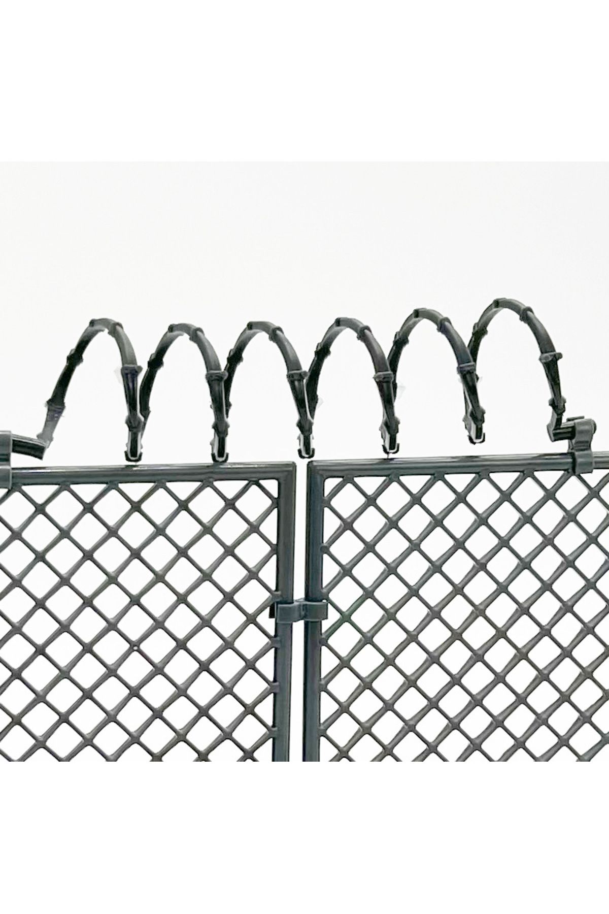 Choice-Light Grey Building Blocks Moc Building Blocks Protective Mesh Wire Mesh Spring Military Fence War S 4