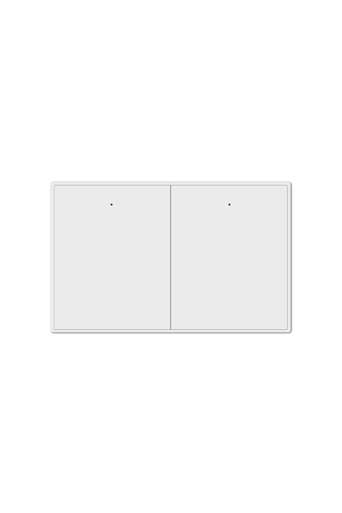 zemismart-White 2-Gang Zigbee US AU Wall Light Switch No Neutral 1 2 3 Gangs Black Interruptor Work 1