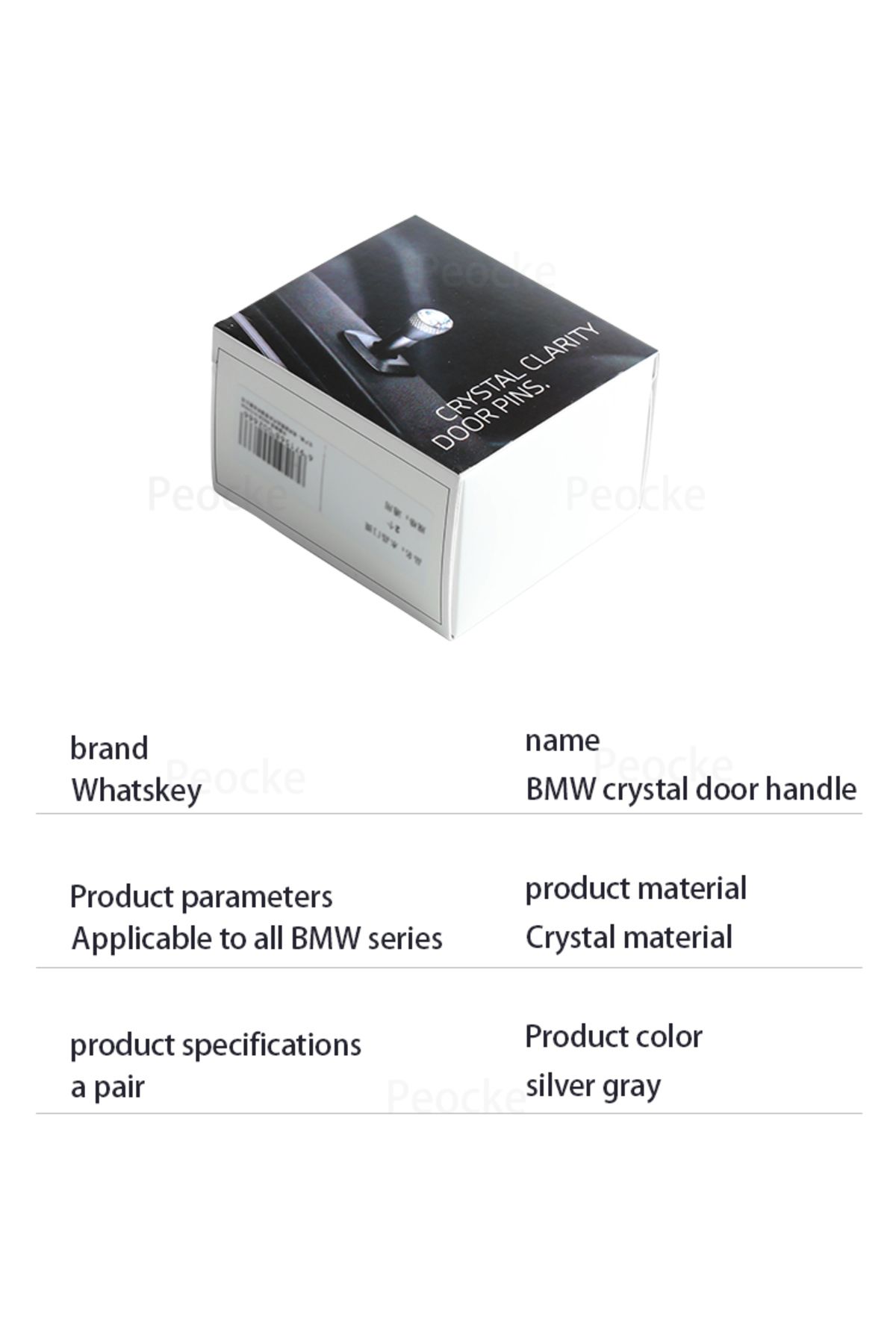 Choice-Universal All Models For BMW Crystal Door Pin Lock G30 G20 G05 G06 G01 G08 G11 G12 F10 F20 F30 F1... 6