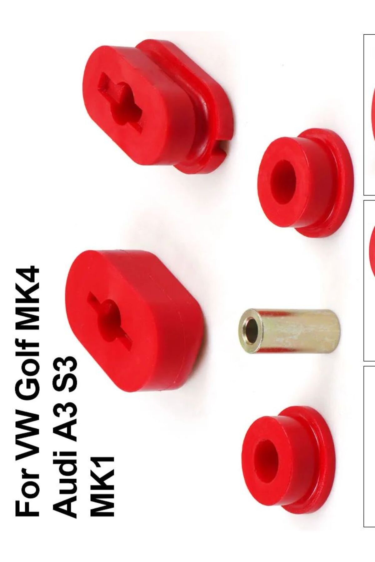 Choice-Lower Dogbone Engine Mount Bushing Kit Insert for VW Golf MK4 R32 99-06 For Audi A3 S3 TT For Sea... 8