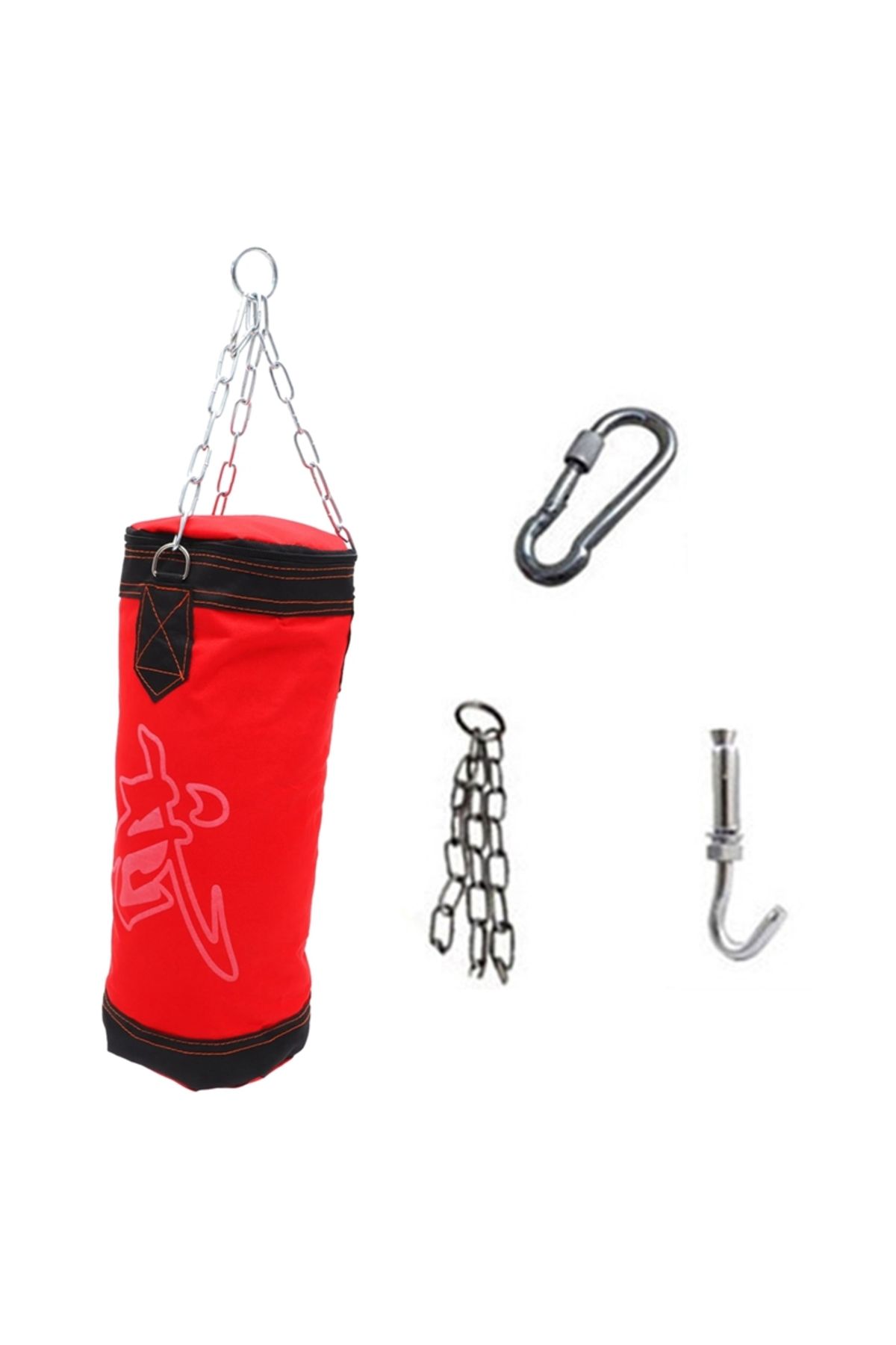 Choice-Red Unfilled Heavy Boxing Bag Hanging Punching Bags Kung Fu Taekwondo Kick Sandbag Karate Fitness Tr 1