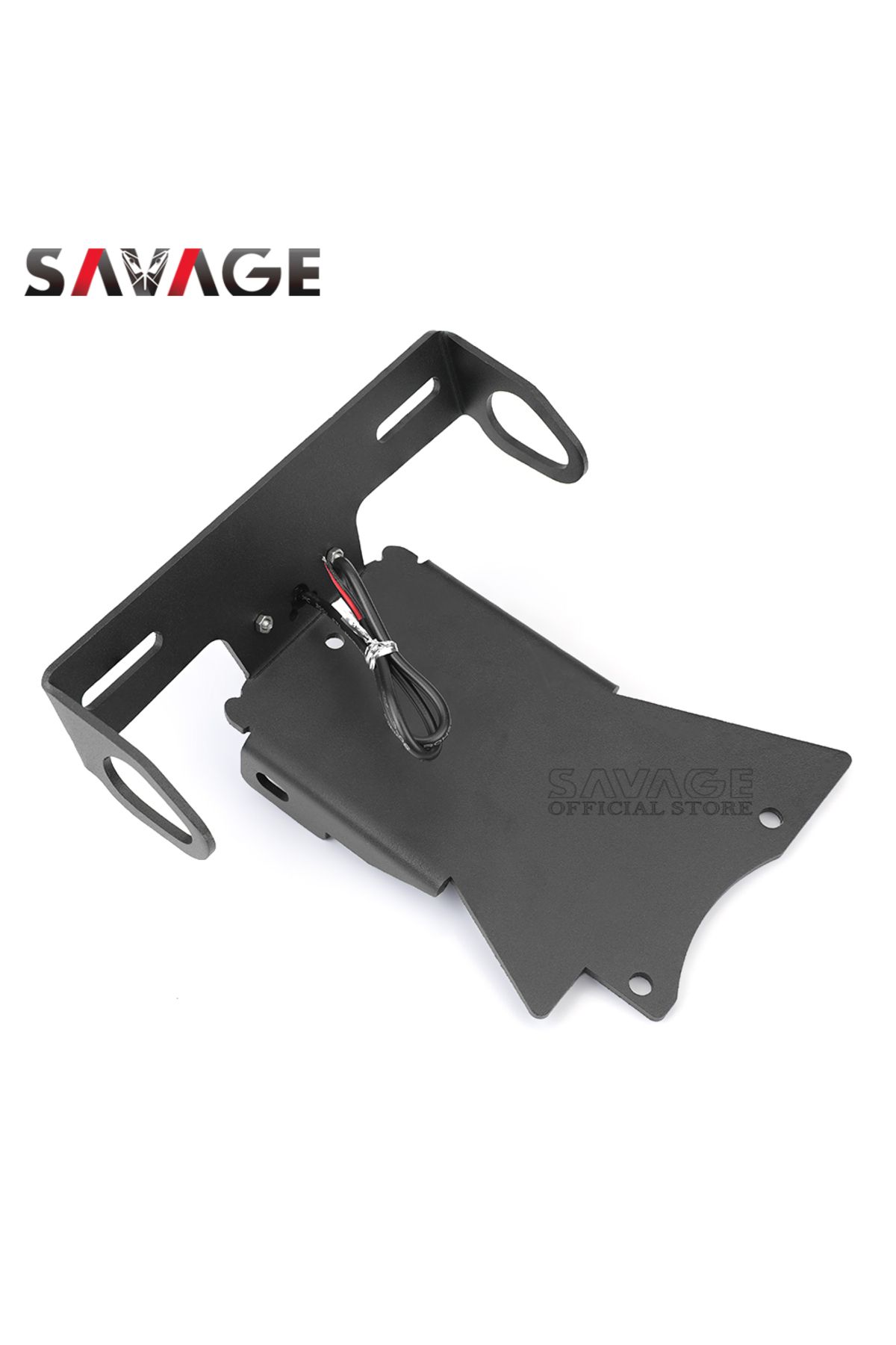 SAVAGE-For YAMAHA FZ6 License Plate Holder LED Light FZ6N FZ6S 2004-2010 FZ6 N/S Motorcycle Accessories ... 4