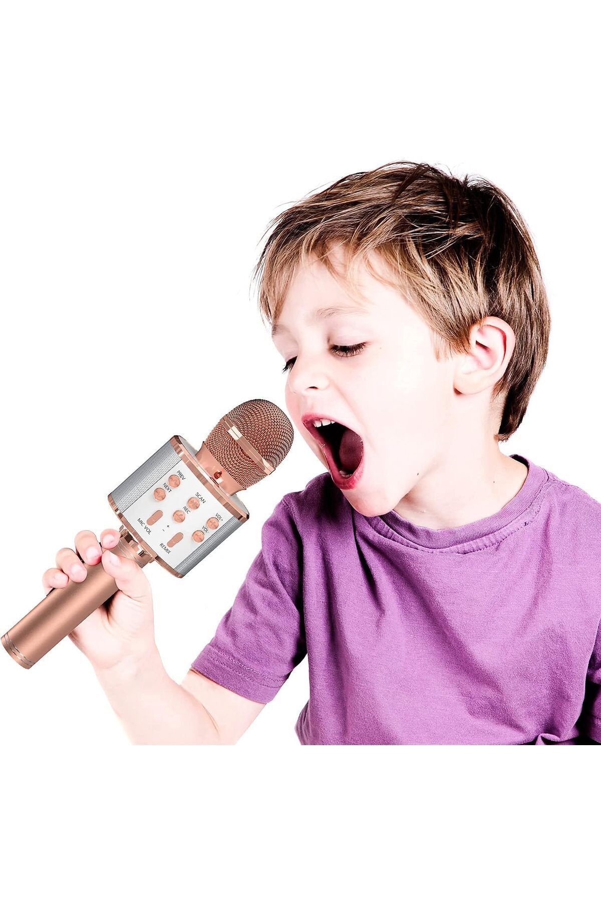 AWH-2-Pack Karaoke Microphone Wireless Bluetooth Handheld Mic & Speaker – Assorted Colors 6