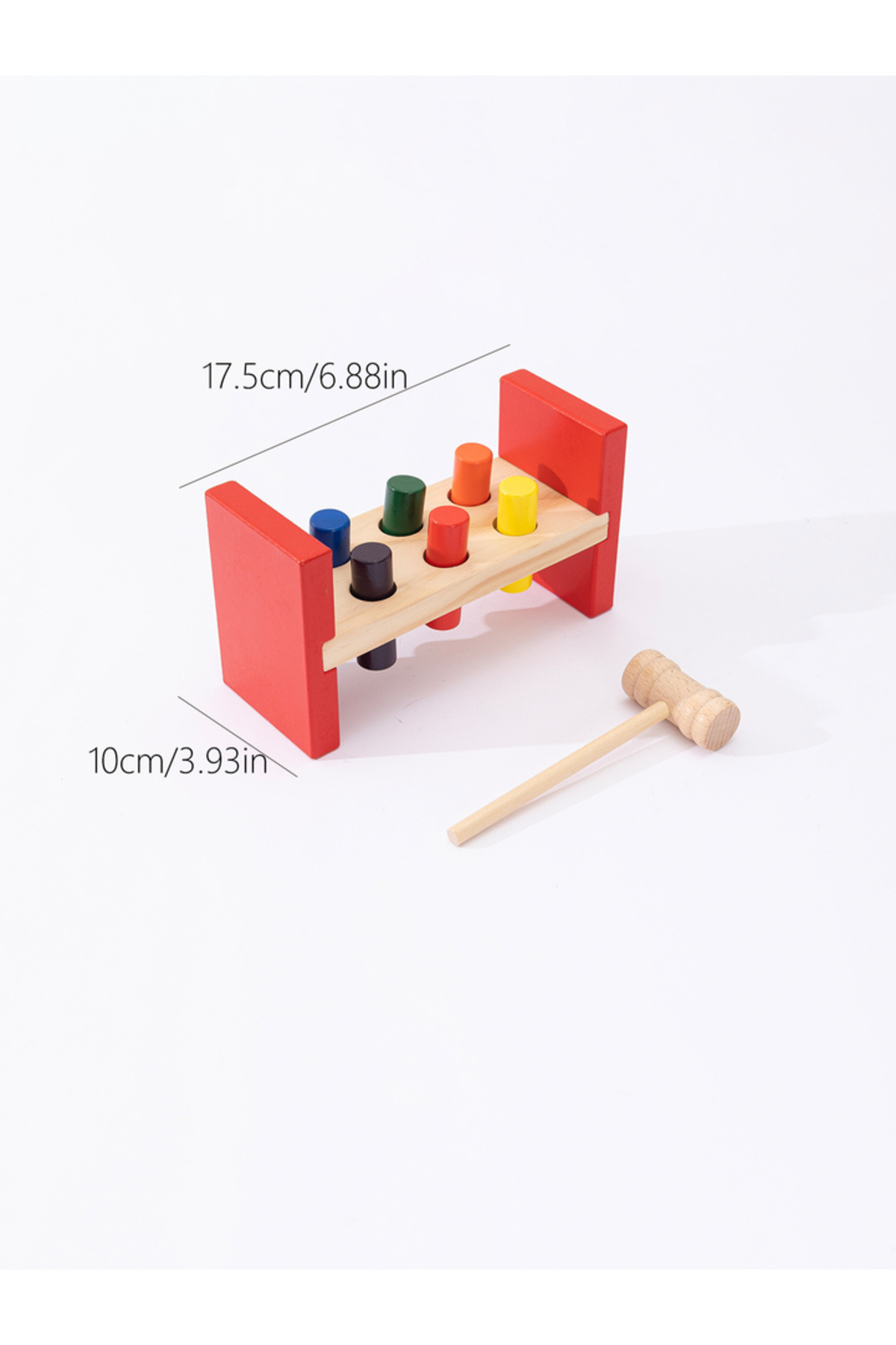 بازی چکشکاری چوبی مونتهسوری – تقویت مهارتهای حرکتی ظریف و سرگرمی آموزشی برای نوپاها