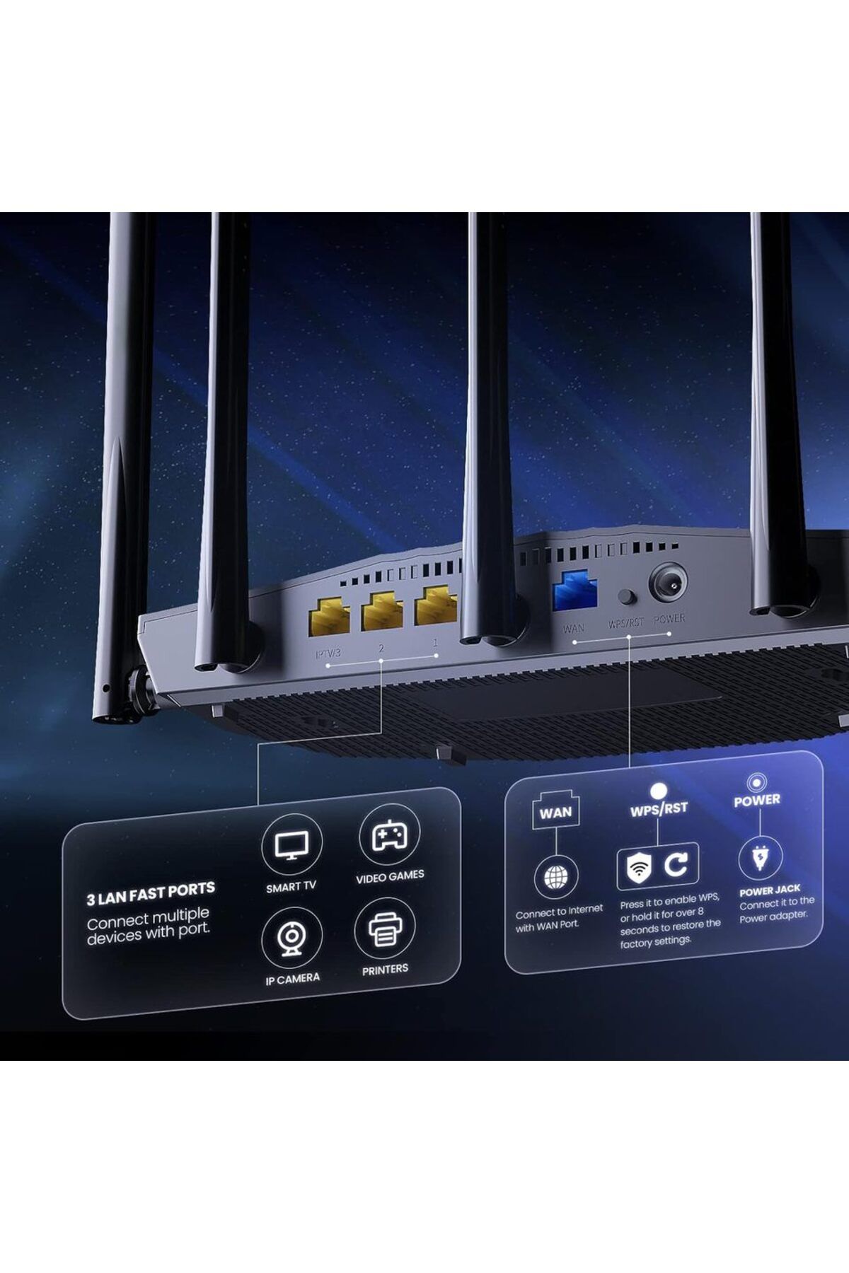 Tenda-WIFI6 Pro Router AX1500 Gigabit Wireless Signal Amplifier 2.4GHz/ 5G Beamforming Parental C... 3