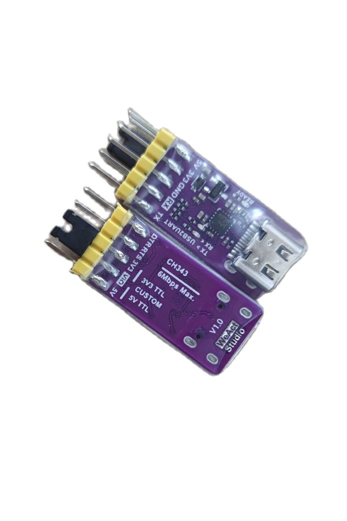 Choice-Weact Ch343p Ch343 Usb To Serial/ttl Uart Module 3.3v 5v Switch Instead Ch340 4