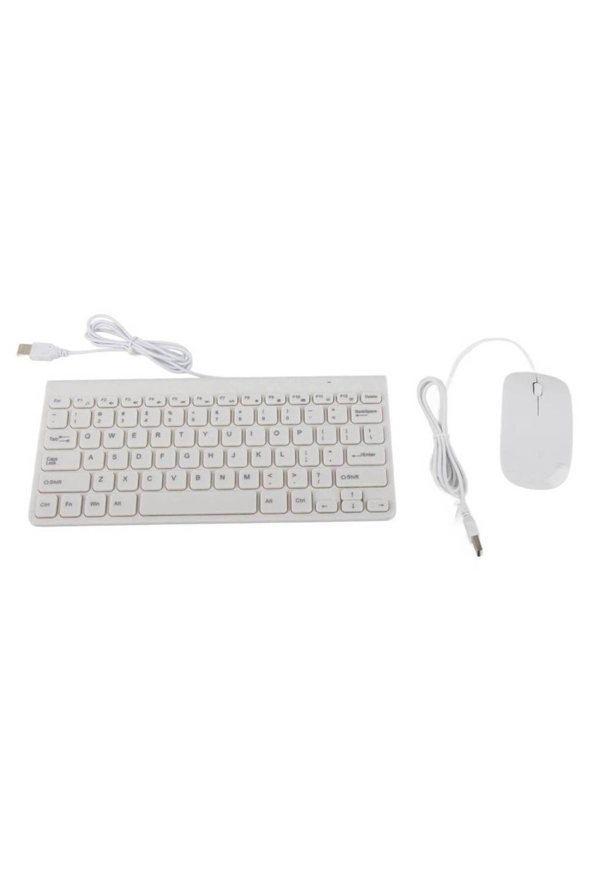 Choice-White Ultra Thin Usb Wired Keyboard Optical Mouse Mice Set Combo For Pc Laptop Keyboard Mouse Keyboa 1