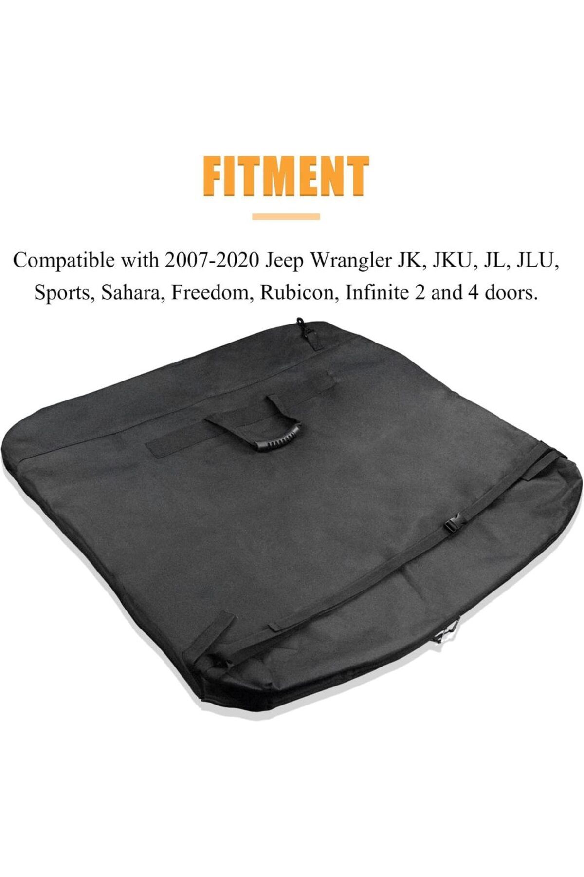 Choice-Freedom Panel Hard Top Storage Bag with Handle for 2007-2022 Jeep Wrangler JK JKU JL JLU Sahara R... 6