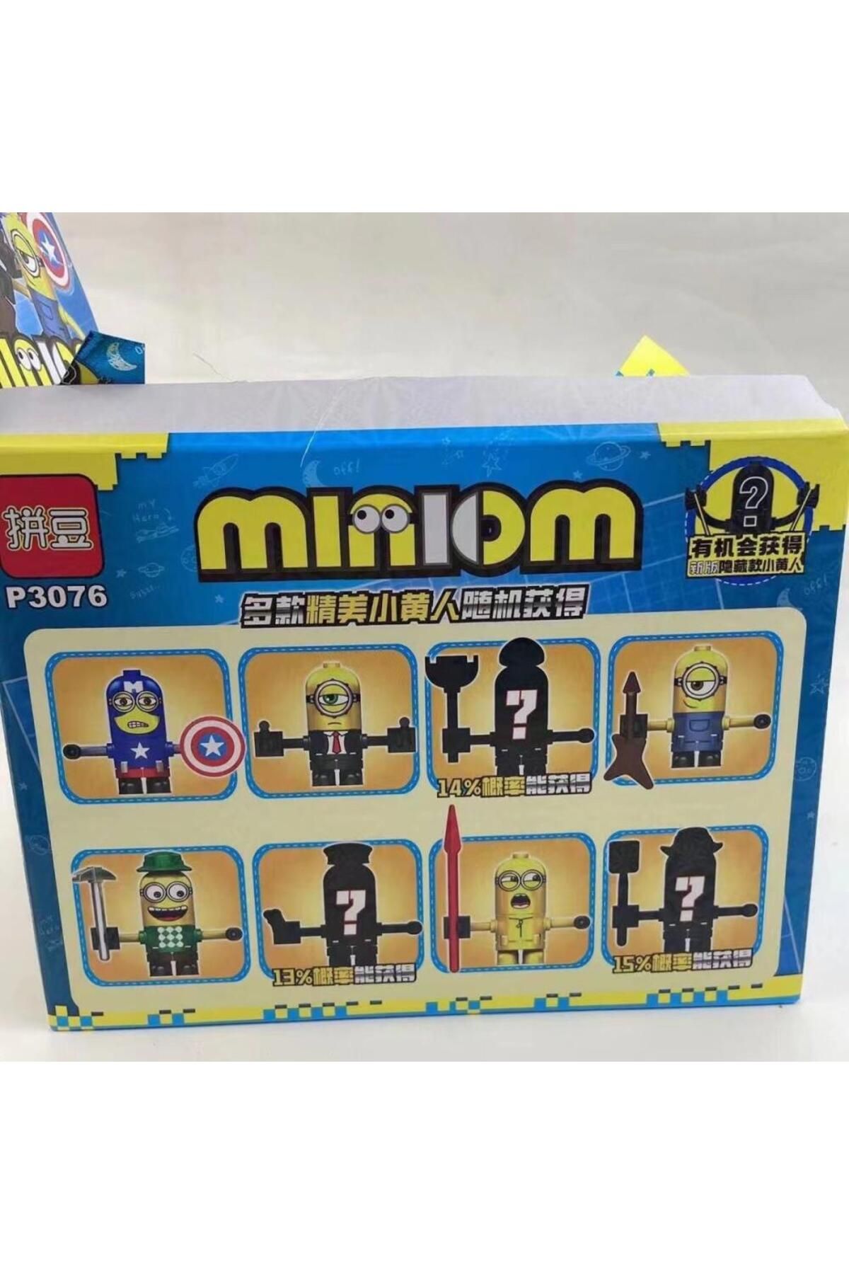 Choice-P3076 Despicable Me Small Particle Doll Building Blocks Cartoon Minions Assembling Educational DI... 5
