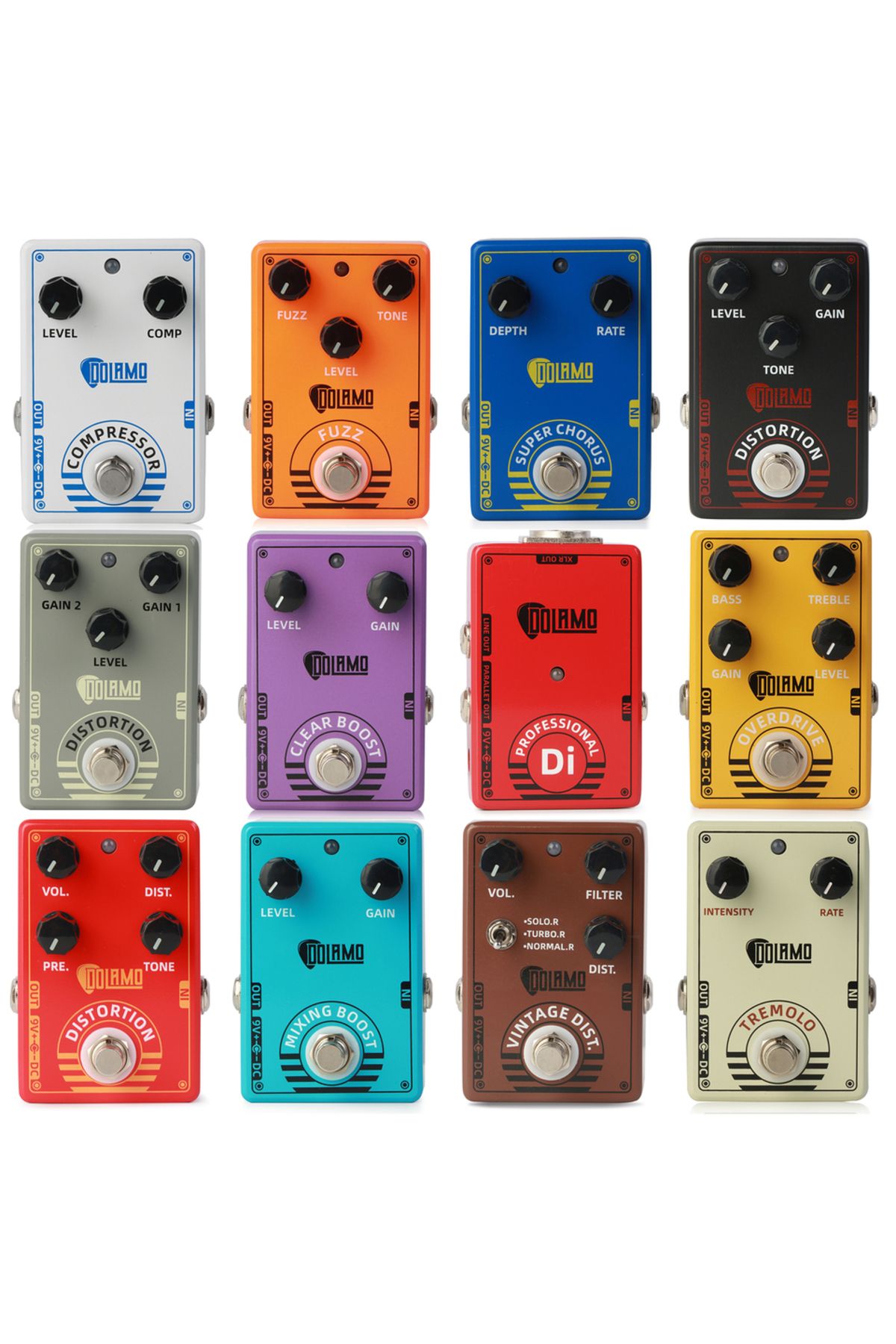 Choice-Dolamo Compressor Fuzz Chorus Distortion Boost Overdrive Tremolo Delay Phase Reverb Guitar Effect... 2