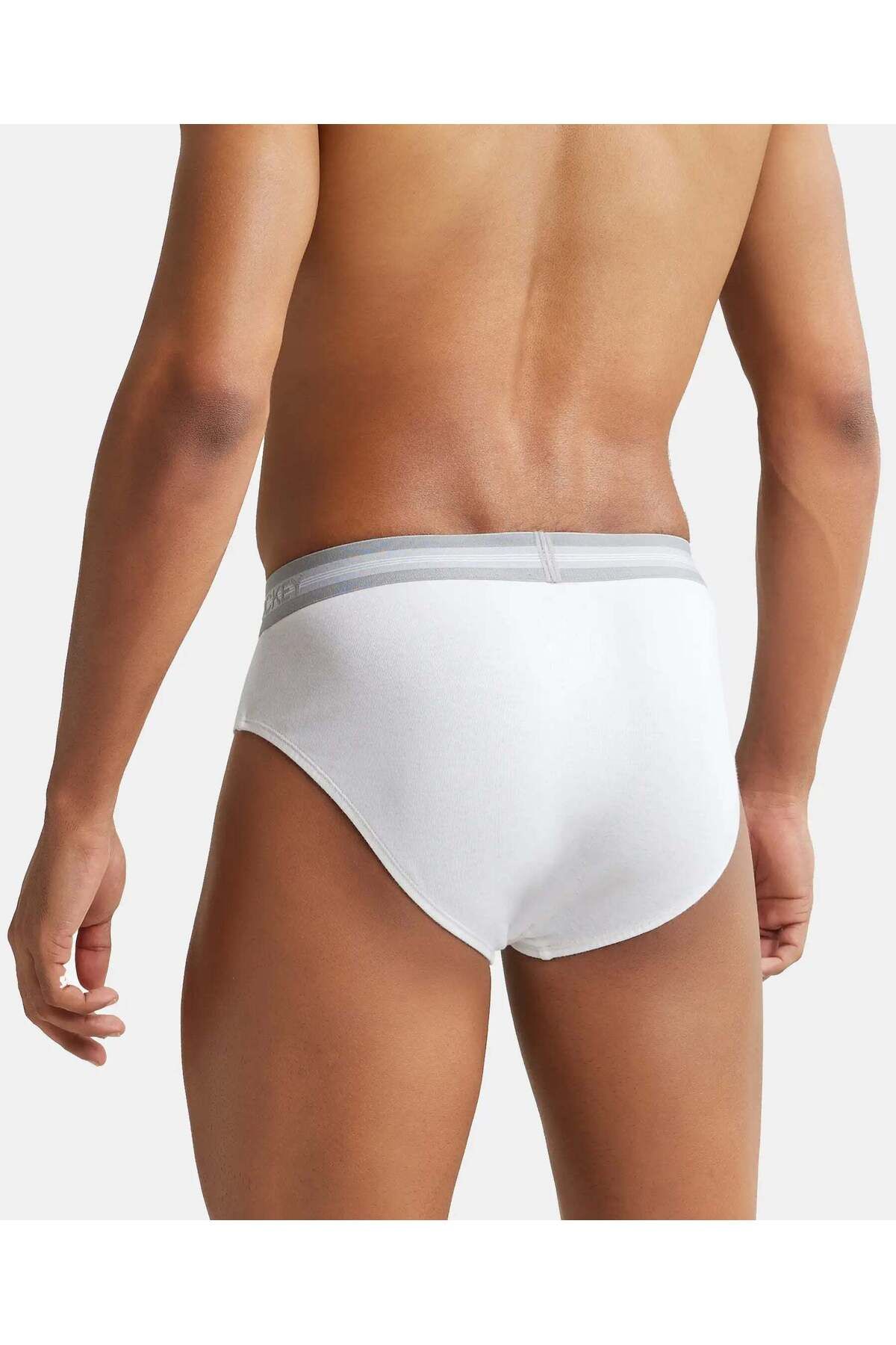 JOCKEY-Elance Midi Brief 2Pcs Pck 1010-02 White 3