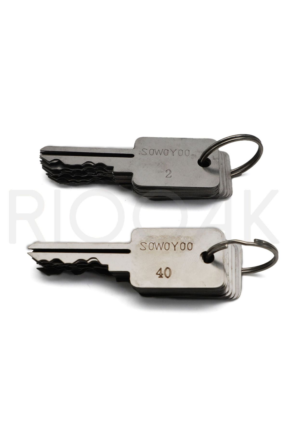 Choice-48 In 1 Locksmith Tools Lock Keys Set for Bull Head Lock for S Groove Lock For One Word Locks for... 3