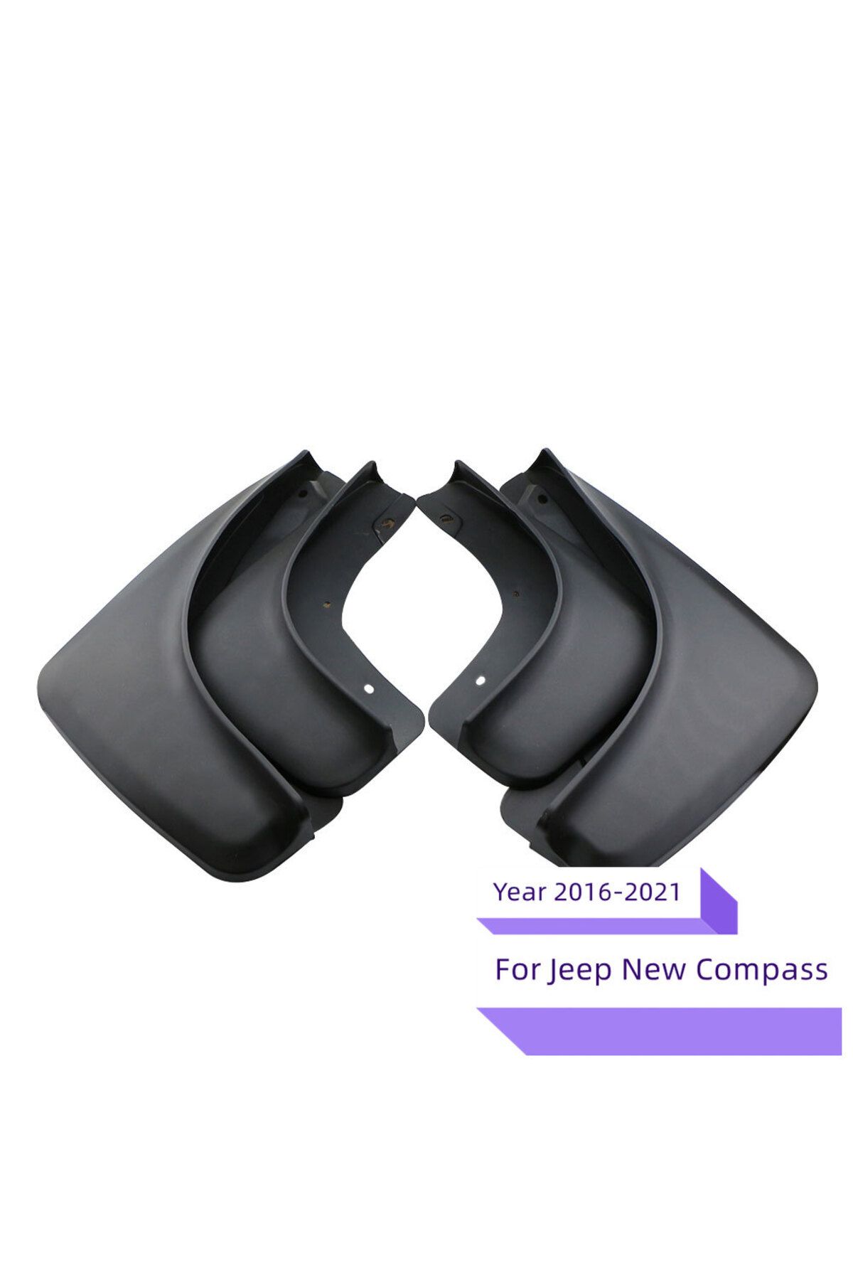 Choice-4x for Jeep Compass 2016 2017 2018 2019 2020 1.4T 2.4T MK2 MudGuards Splash Guards Front Rear Whe... 4