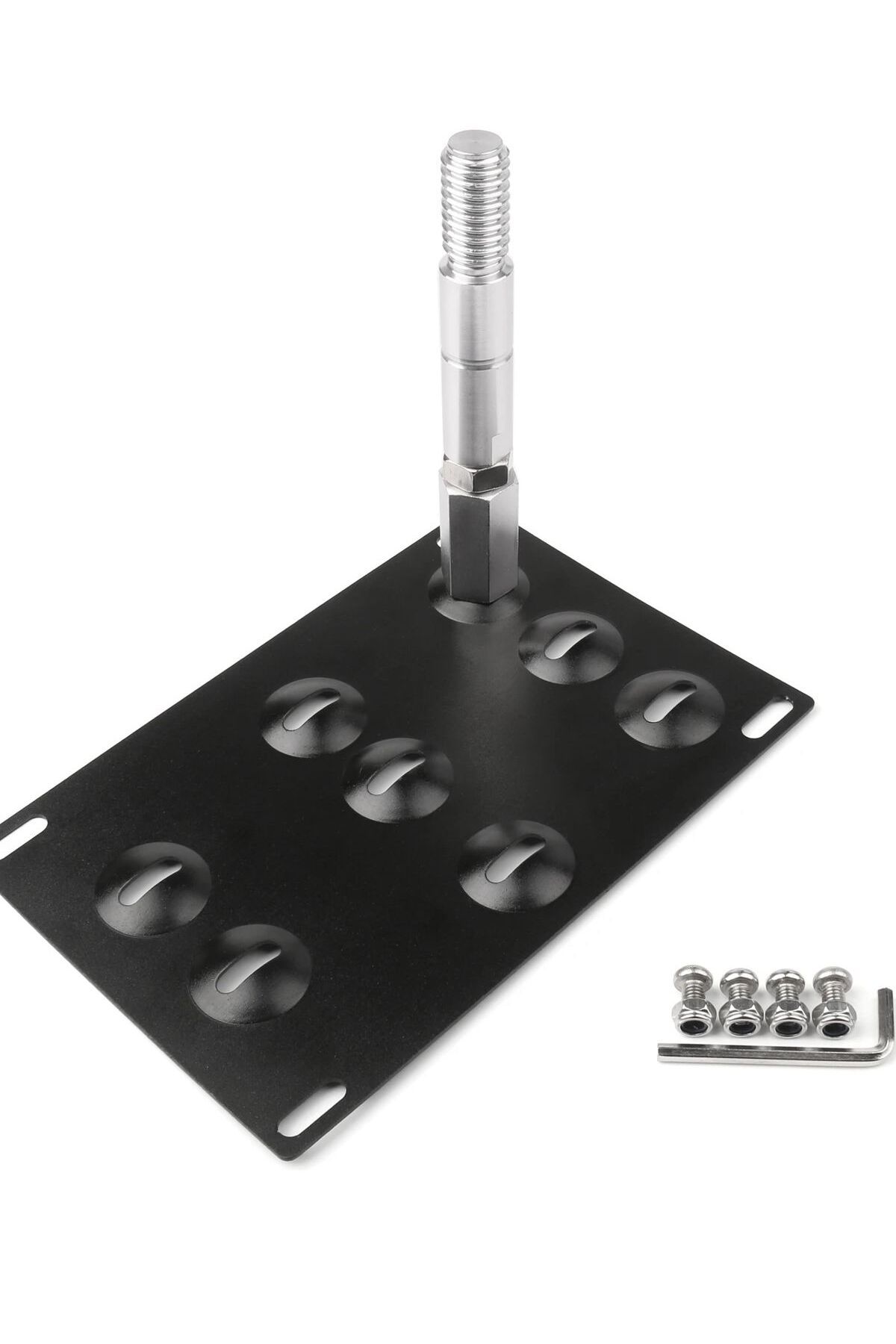 Areyourshop-Front Bumper Tow Hook License Plate Mounting Holder Bracket fits for VW Golf 6 Tiguan... 7