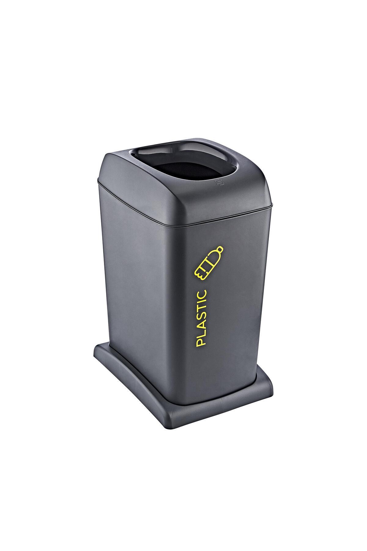 Smartware 2'li Set Soft Tekerlekli Cam-plastik Geri Dönüşüm Kutusu 40 ...