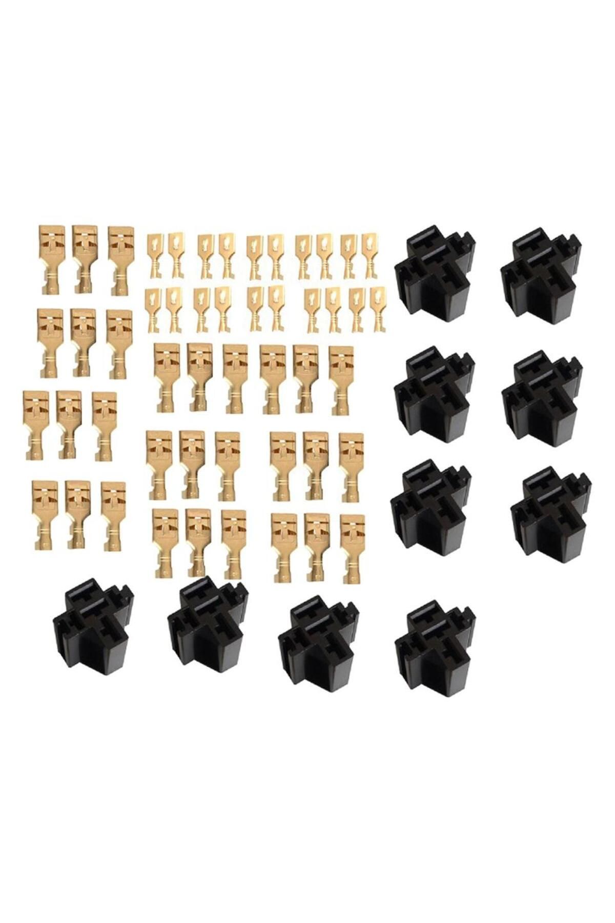 Choice-10x 5 Pin Automotive Relay Socket Connector Holders 80A Replacement Parts High Quality Relay Case... 4