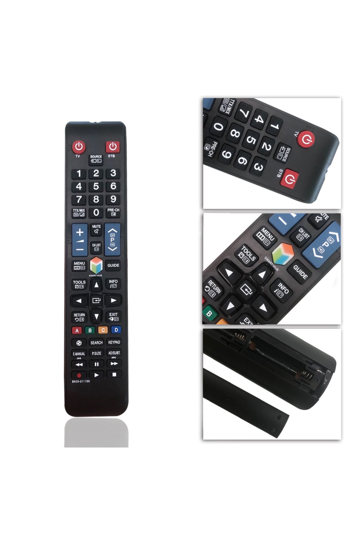 Choice-Black New Universal Bn59-01178b Samsung Tv Remote Control Compatible Lcd Led 3d Tv Remote Controller 5