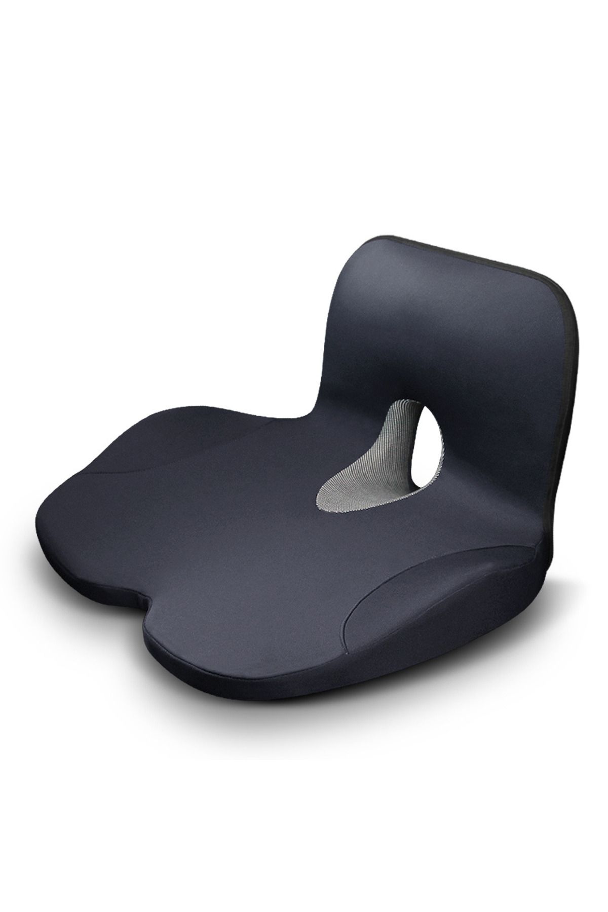 Choice-47x34x27cm Black L-shaped Integrated Office Chair Seat Cushion Memory Foam Seat Cushion Anti-slip Bo 1