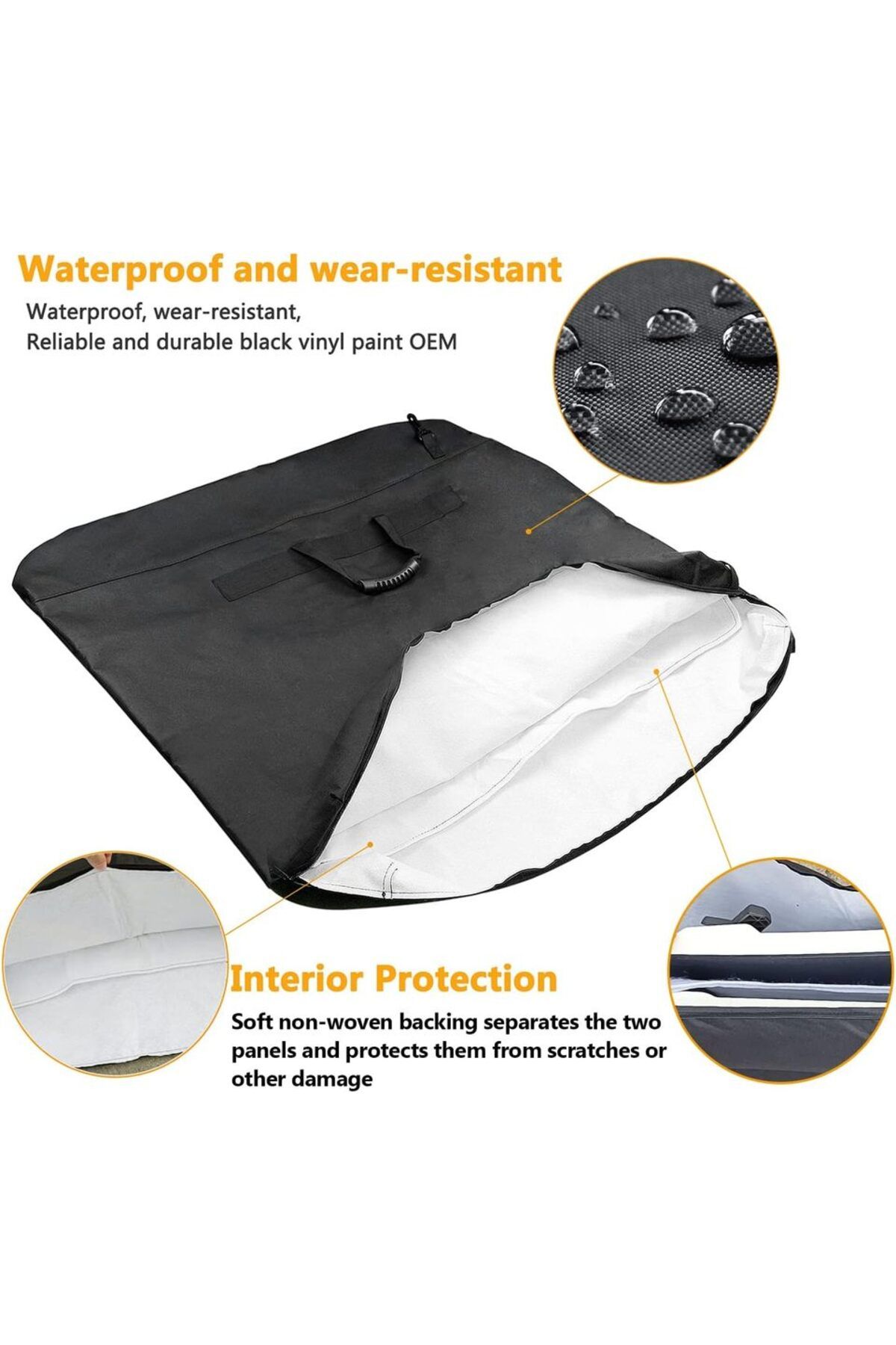 Choice-Freedom Panel Hard Top Storage Bag with Handle for 2007-2022 Jeep Wrangler JK JKU JL JLU Sahara R... 2