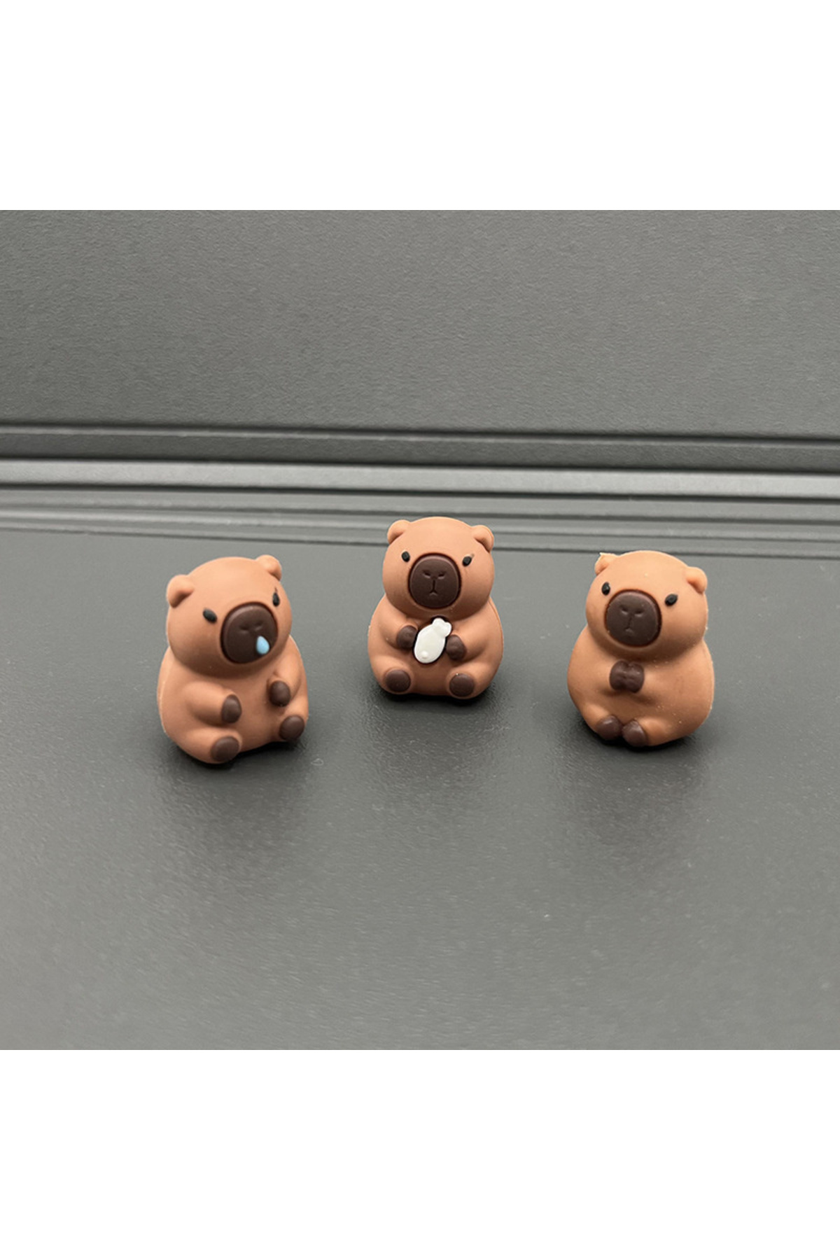 Choice-10PCS Cute Capybara Pencil Cap Silicone Pen Topper Covers For Kids Cute Pencil Extender Stationer... 2