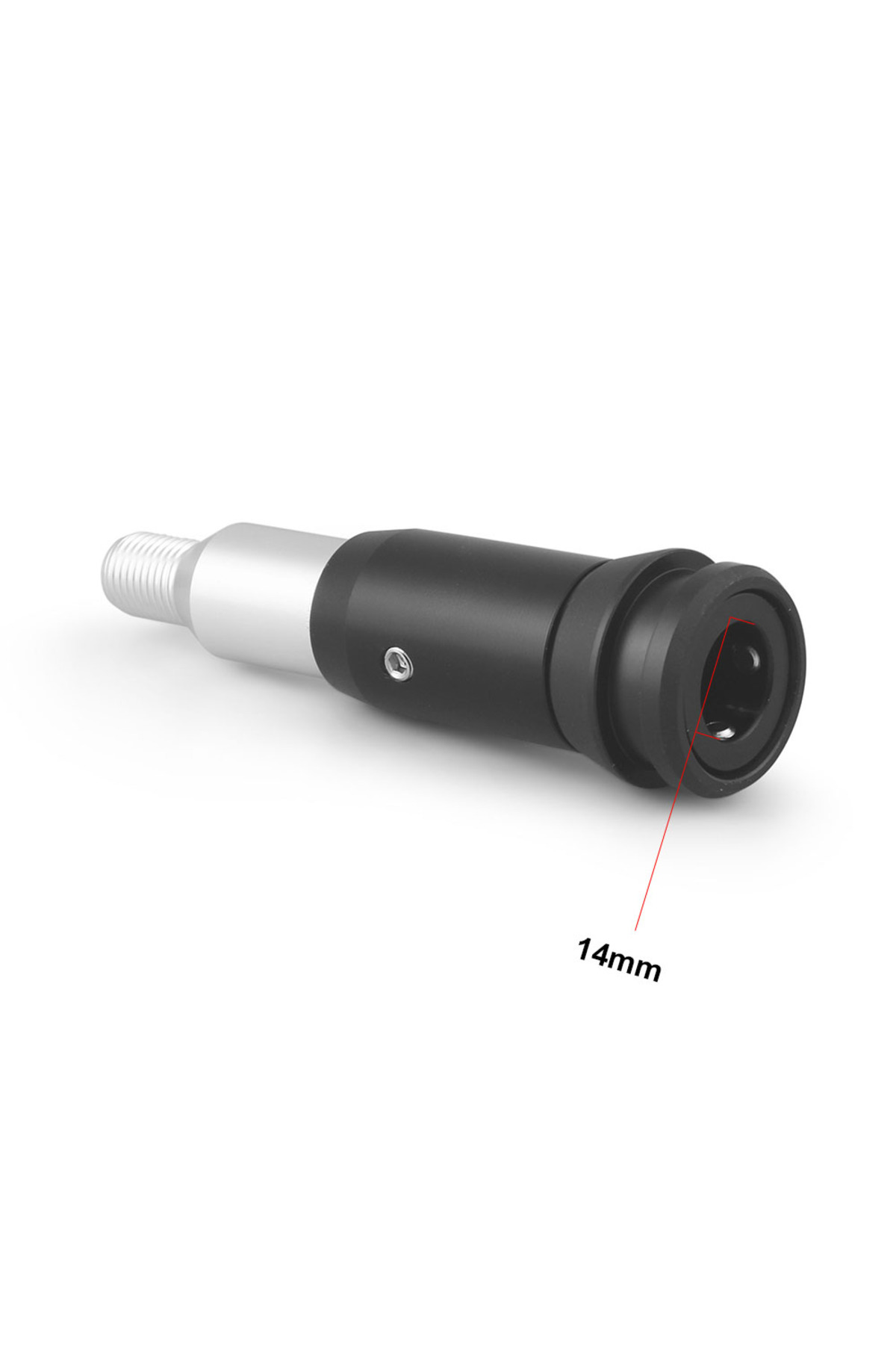 Choice-Aluminum Car M12*1.25 Shift Head Converter For Automatic Transmission Car Gear shift knob adapter 3