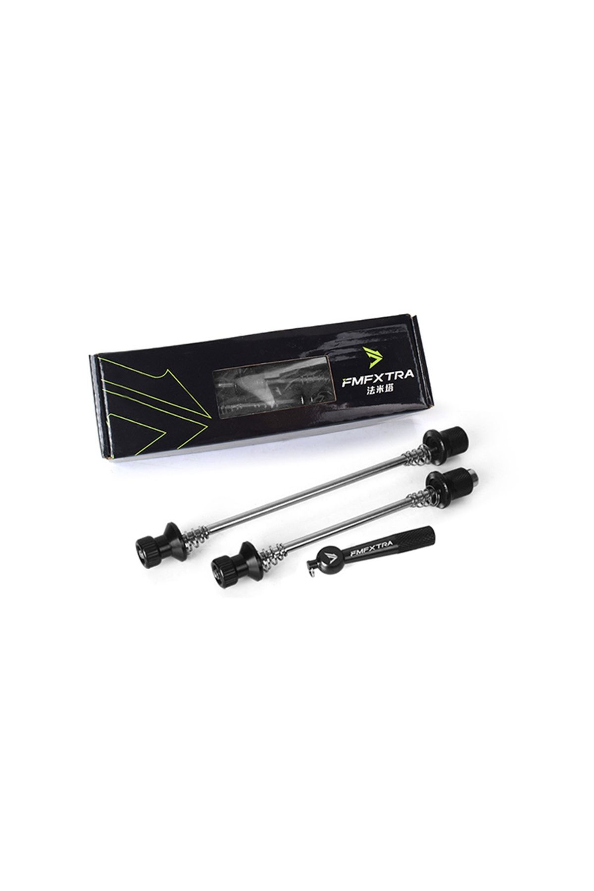 Choice-Black New Bicycle Skewer Lever Quick Release Bike Qr Wheel Locking Security Anti Theft Skewers For M 1