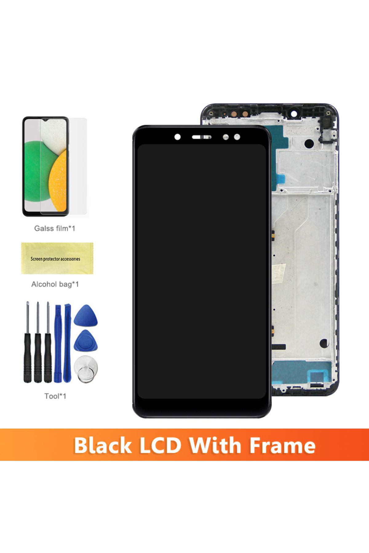 Choice-Black With Frame Screen For Xiaomi Redmi Note 5 Pro Lcd Display Digital Touch Screen With Frame For 1