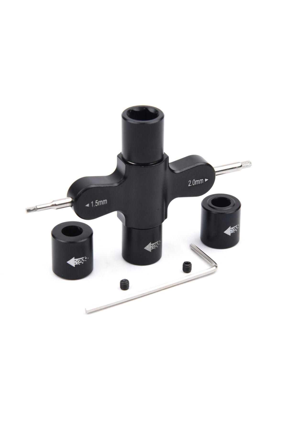 Choice-RC M3 M5 Quad Wrench with Built in One Way Bearing Tool 1.5mm 2mm screwdriver Release Propeller M... 1