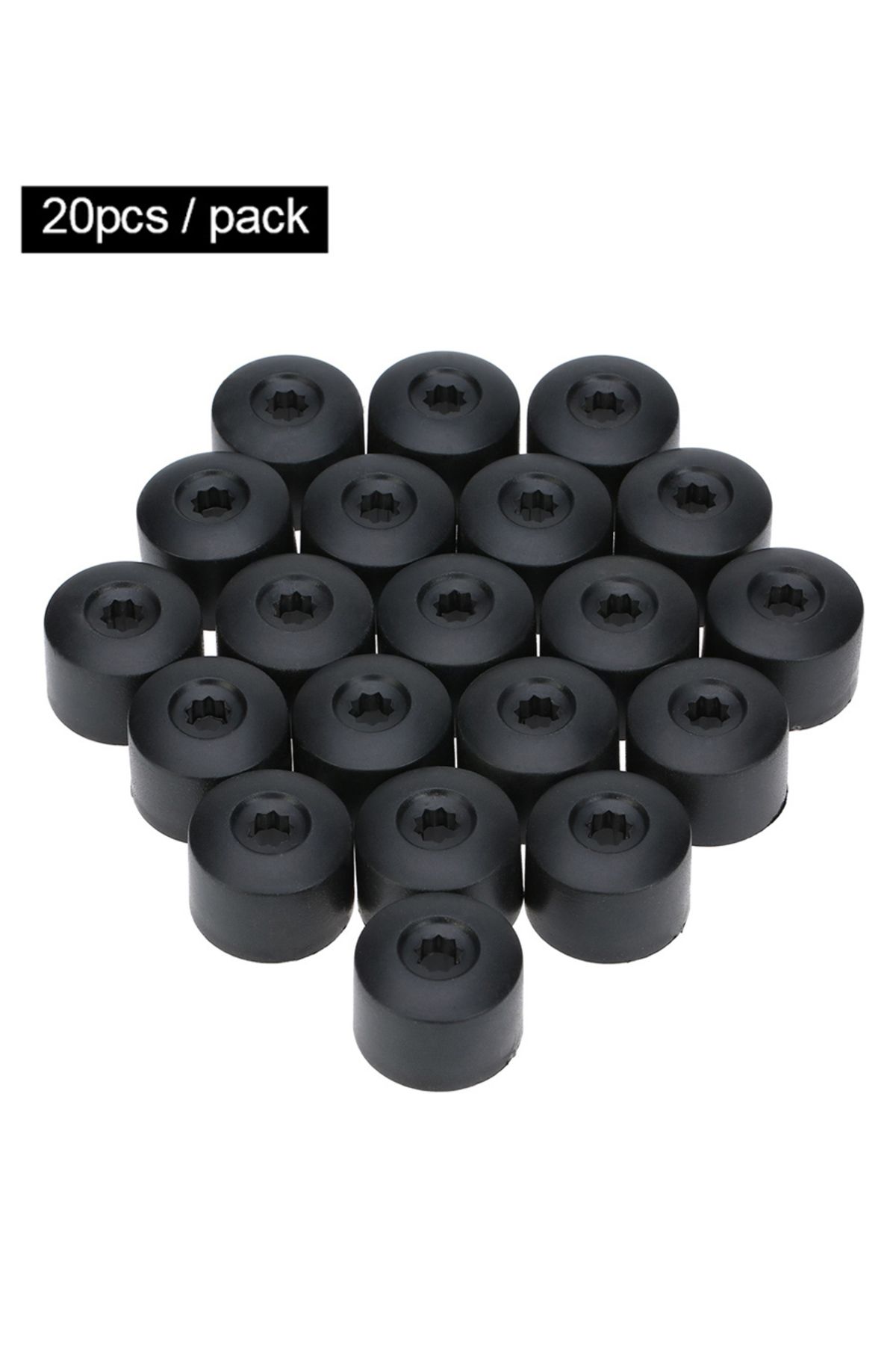 Choice-20Pcs 17mm Car Wheel Nut Cover Bolt Cap Removal Tool for VW Golf Bora Passat Bolt Heads Protect C... 8