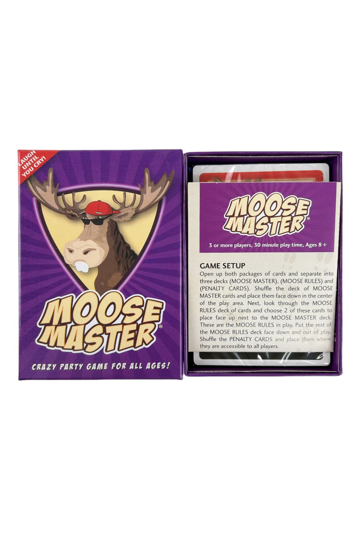Choice-English Moose Master Card Game Casual Party Board Deck Crazy Party Game For All Ages 2