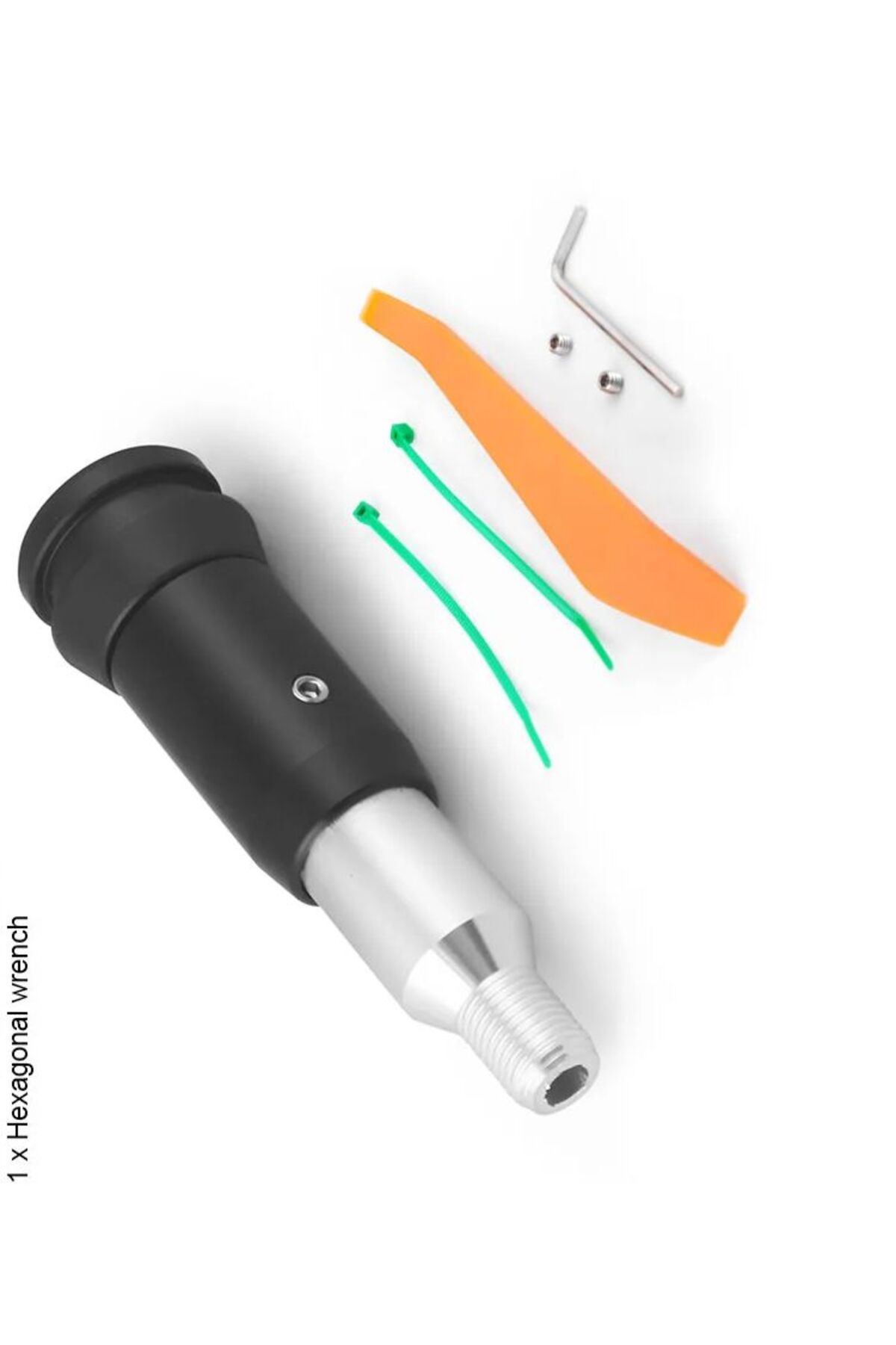 Choice-Aluminum Car M12*1.25 Shift Head Converter For Automatic Transmission Car Gear shift knob adapter 7