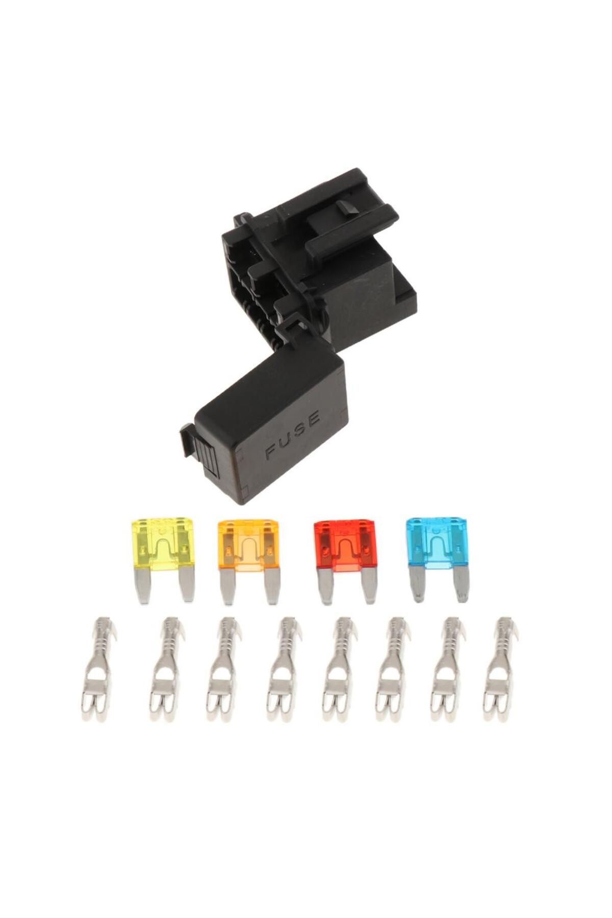 Choice-4 Way Blade Fuse Box & 1 Way Relay Box Combo Holder / Block for RV/Boat/Tanker/Trailer/Marine/Tru... 3