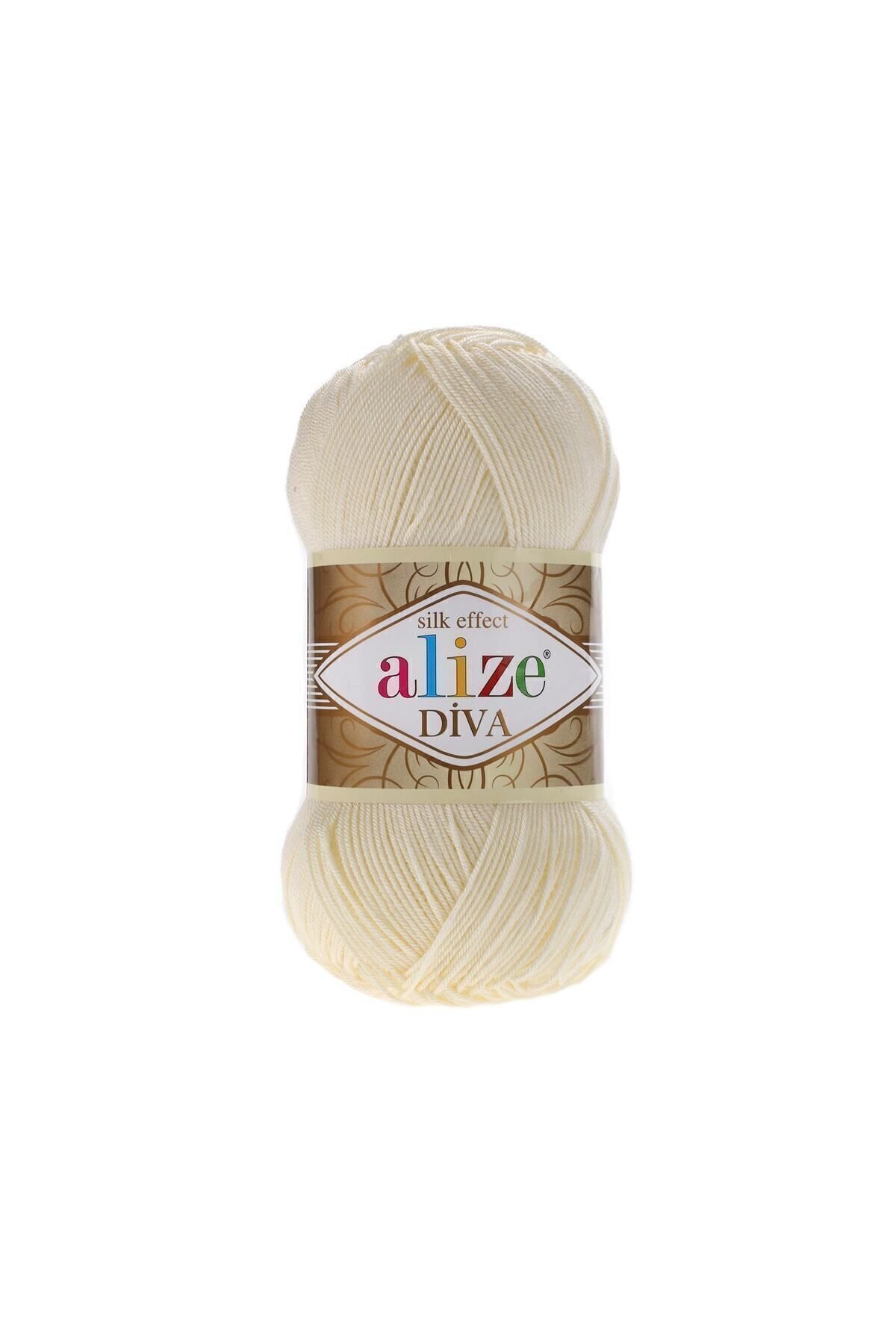 Diva 01 Cream Very Thin Summer Knitting Rope Summer Bustier-Crop-Bikini knitting rope